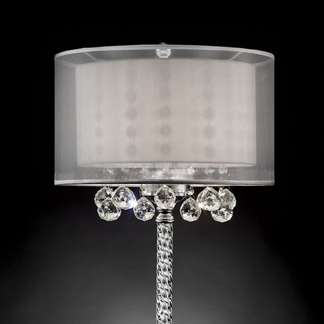 Furniture of America® Lila Silver Table Lamp-2