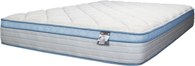 Springwall® Duncan 12" Wrapped Coil Medium Plush Euro Top Twin XL Mattress-0