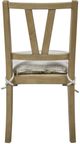 Bernards Tarrington Cashew Slat Back Side Chair with Cushion-3