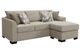 Coaster® Storey Camel Upholstered Sectional Chaise Sofa-0