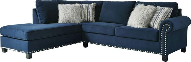 Signature Design by Ashley® Trendle 2-Piece Ink Left-Arm Facing Sofa Sectional and Chaise-0