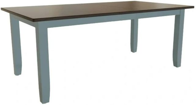 Mavin Customizable 42" x 66" Rectangular Extendable Dining Table with 12" Leaf-0