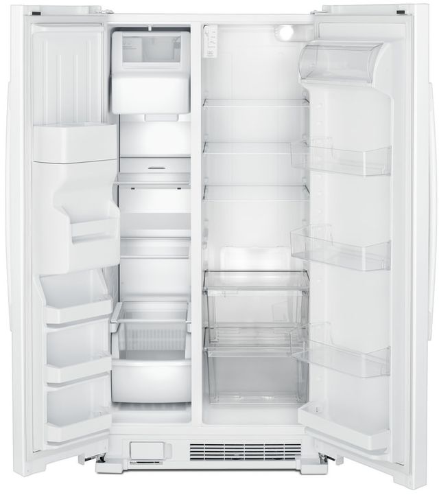 Crosley® 36" 24.6 Cu. Ft. White Side-by-Side Refrigerator -1