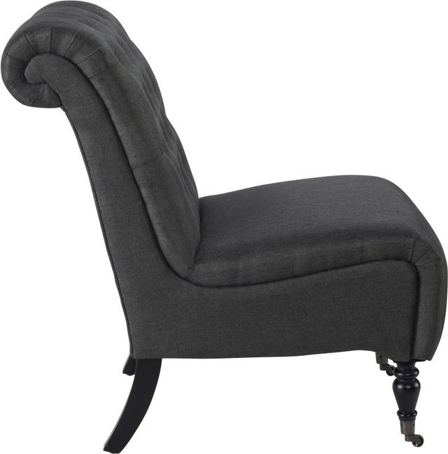 Linon Cora Charcoal Accent Chair-2