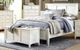 A-America® Northlake White Linen Queen Panel Bed-1