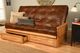 Kodiak Furniture Phoenix Oregon Trail Saddle/Butternut Queen Storage Futon with Mattress-1