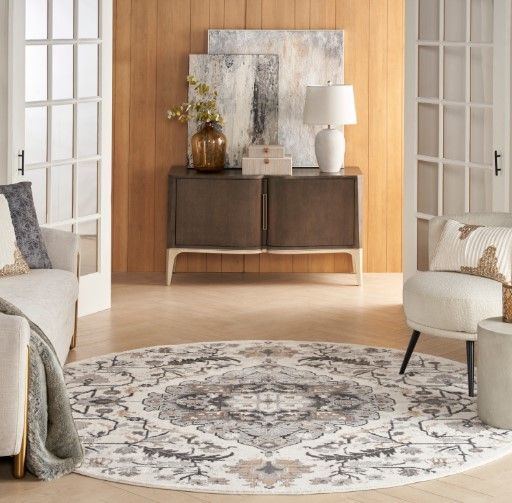 Nourison Home™ Elation 5' Style 1 Round Rug-12