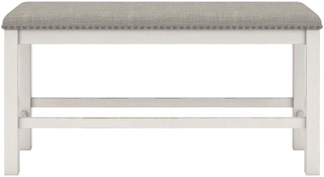 Signature Design by Ashley® Robbinsdale Antique White/Light Gray Dining Bench-1