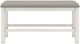 Signature Design by Ashley® Robbinsdale Antique White/Light Gray Dining Bench-1