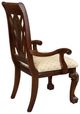 Homelegance® Norwich Brown/Dark Cherry Arm Chair-2
