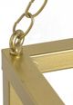 A & B Home Gold Rectangular 28" Iron Stand with Chains-4