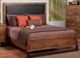 Handstone Cumberland Double Bed With Leather Headboard & 22” Low Footboard-0