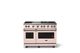 Viking® 5 Series 48" Blush Pro Style Gas (NG) Range with Brushed Brass Trim-3