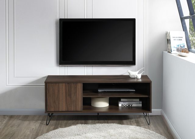 Milton Green Stars Dark Walnut Faux Wood 47" TV Stand-0