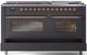 Ilve® Nostalgie II Series 60" Graphite Matte Pro Style Dual Fuel Range-4