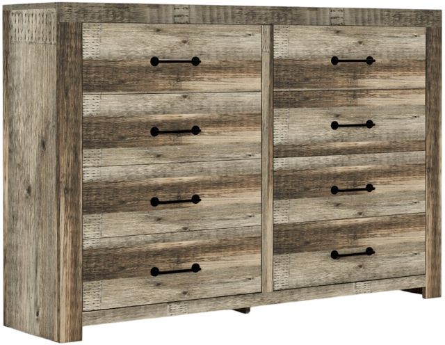 Perdue Woodworks 65,000 Essential Brown/Gray 8-Drawer Chest-0