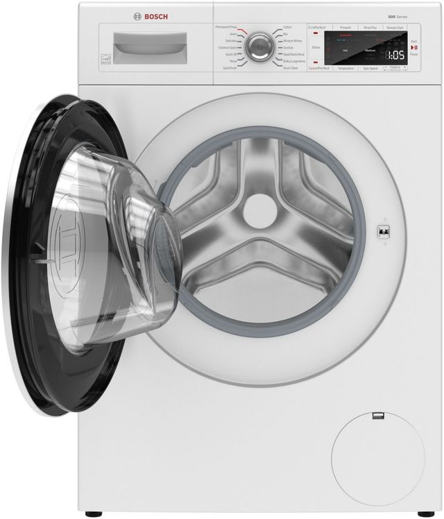 Bosch® 500 Series 2.2 Cu. Ft. White Compact Front Load Washer-1