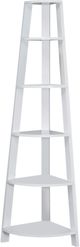 Monarch Specialties Inc. White Corner Accent Etagere-1