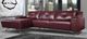 Fornirama 790 2-Piece Burgundy Sectional Set-1