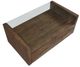 Steve Silver Co. Garland Clear Glass Top Coffee Table with Toffee Base-4