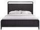 Bernards Elure Peppercorn Queen Open Panel Bed-1