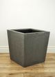 Le Present Low Tapered Anthracite 22" Planter-4