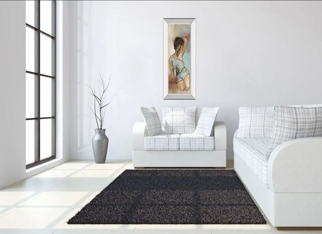Classy Art Seated Woman Panel Il by Lannie Loreth Mirror Framed Wall Art-2
