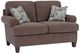 Flexsteel® Customizable Moxy Curved Sock Arm Loveseat-2
