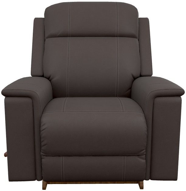 La-Z-Boy® Ace Chocolate Leather Manual Rocking Recliner-1
