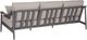 Signature Design by Ashley® North Island Gray/White Aluminum Outdoor Sofa-3