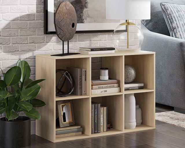 Signature Design by Ashley® Piperton Tan Six Cube Organizer-6