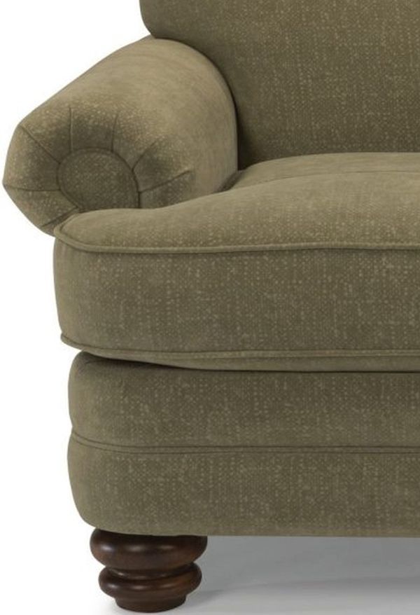 Flexsteel® Bay Bridge Olive Green Loveseat-1