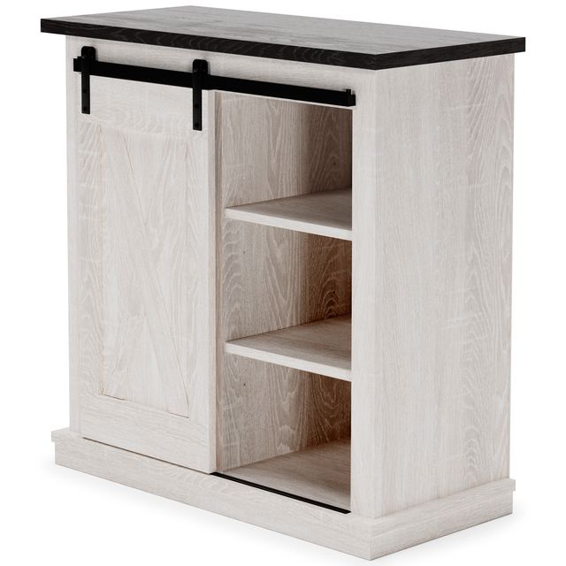 Signature Design by Ashley® Dorrinson Antique White Accent Cabinet-2