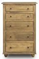 Gascho Furniture Dawson Leather 5 Drawer Chest-0