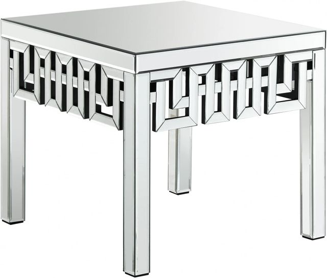 Meridian Furniture Aria Mirrored End Table-0