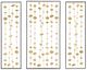 A & B Home Kristos 3-Piece Gold Decorative Wall Art Set-1