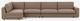 EQ3 Customizable Cello Plush 3-Piece Left-Arm Facing Sofa Sectional and Chaise with Straight Arm-1