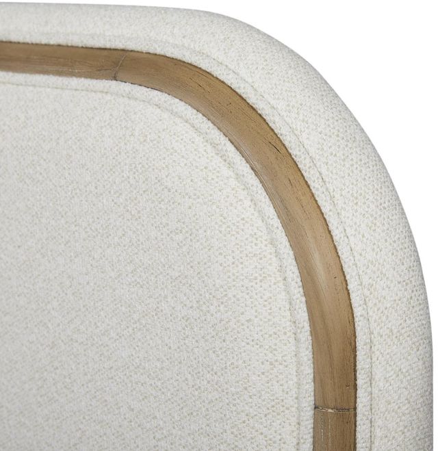 Bernards Trilogy Toffee/White Sand King Upholstered Panel Bed-4
