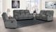 Parker House® Cooper 3-Piece Shadow Gray Manual Reclining Seating Set-1