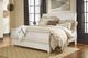 Signature Design by Ashley® Willowton Whitewash King Sleigh Footboard-0