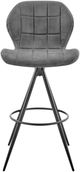 Armen Living Catalina Charcoal/Matte Black Counter Stool-3