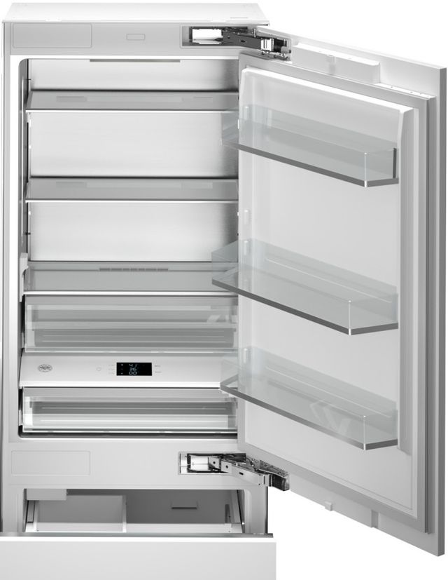 Réfrigérateur à congélateur inférieur de 30 po à profondeur comptoir Bertazzoni® Master de 16.0 pi³ - Prêt pour le panneau-1