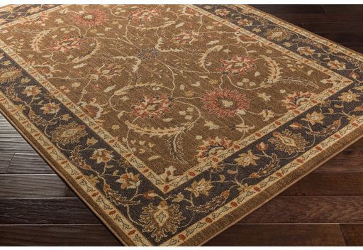 Surya Willow Lodge Dark Brown 2'x3' Throw Rug-2