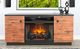 Sunny Designs™ Alpine Gray/Tobacco Leaf TV Console with Fireplace Option-5