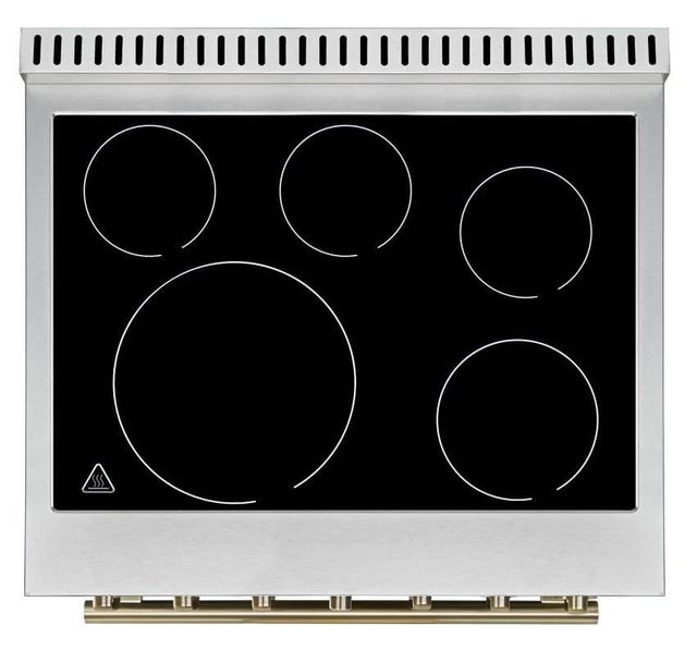 FORNO® Paolo 30" White Pro Style Electric Range-4