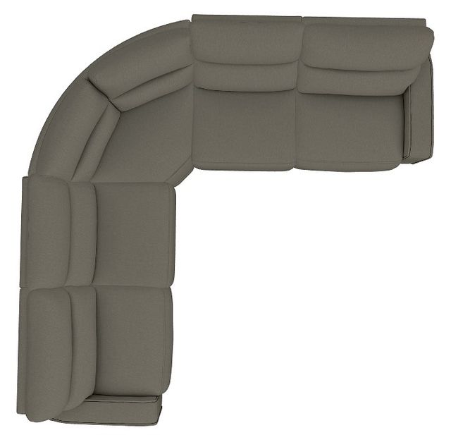 La-Z-Boy® Maddox 5-Piece Smoke Curve Manual Reclining Sectional-3