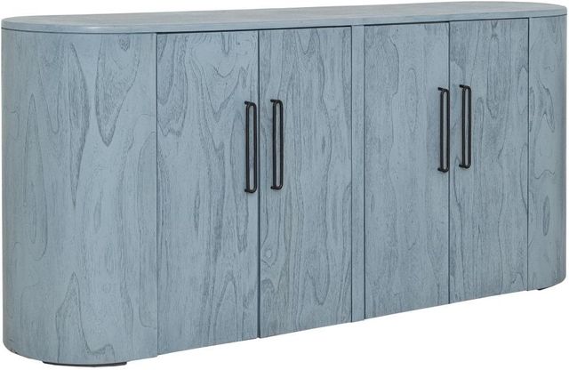 International Furniture Direct Balam Blue Console-0