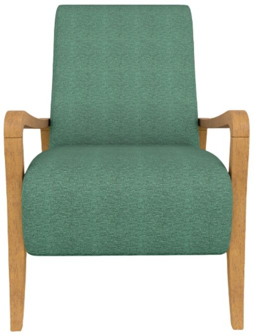 Best® Home Furnishings Customizable Rybe Accent Chair with Honey Birch Legs-1