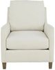 Fairfield® Customizable Olivia Tapered Arm Lounge Chair with Knife Edge Back-1