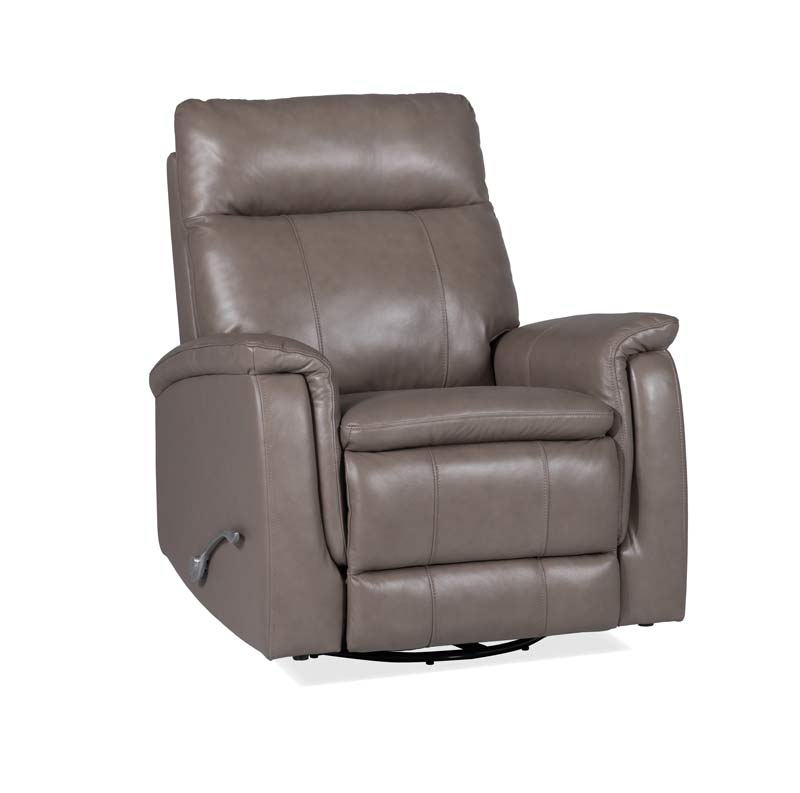 Leather swivel glider chair best sale